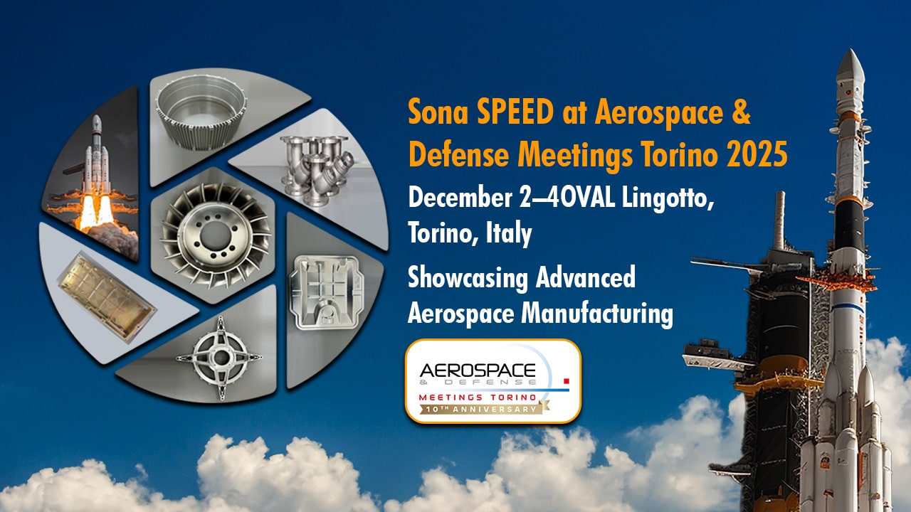 Sona SPEED at Aerospace & Defense Meetings Torino 2025