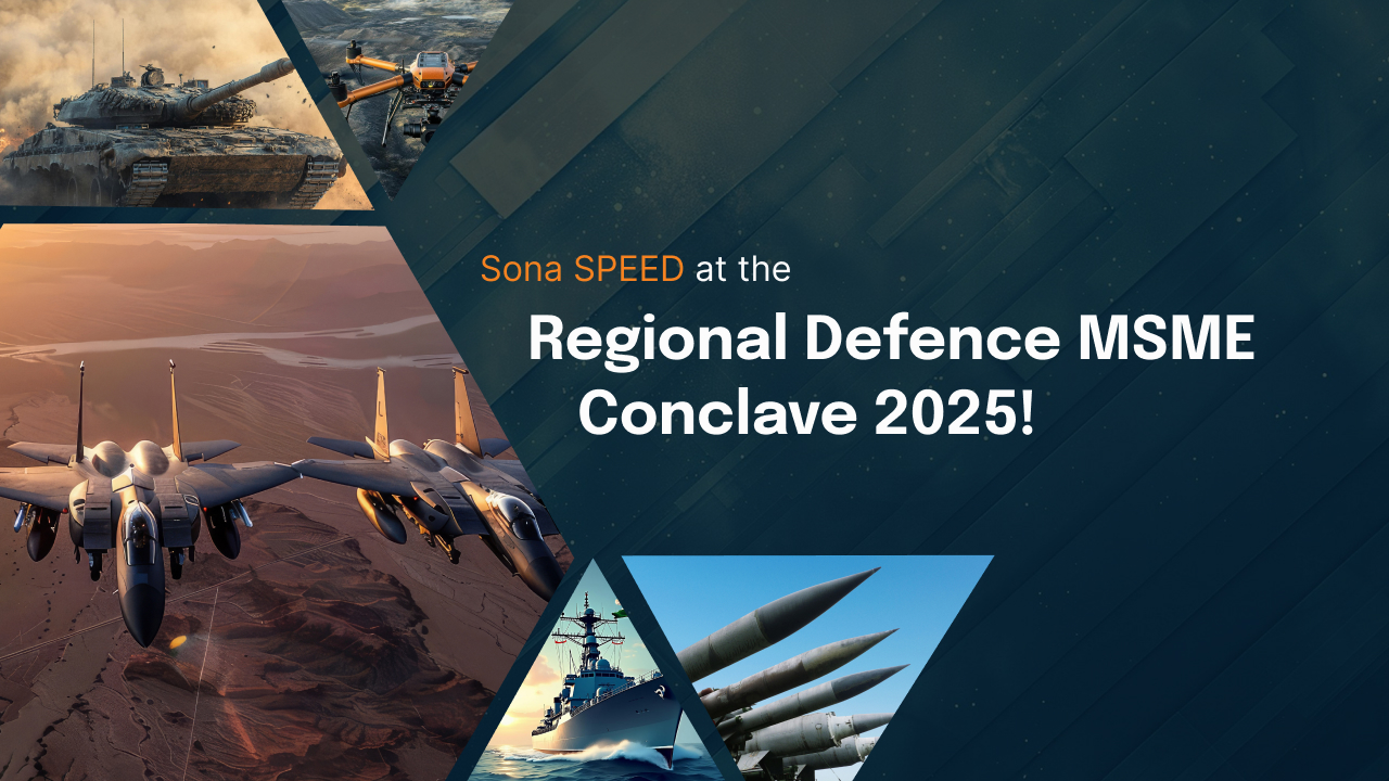 Sona SPEED to Showcase Defence Innovations at Regional Defence MSME Conclave 2025